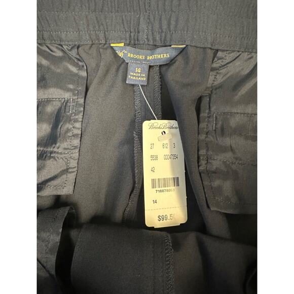 NEW 346 Brooks Brothers Performance Knit Modal blend Pants Size 14 Navy $99 D43 - Picture 3 of 6